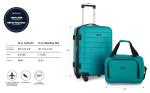 Teal Wrangler Smart Luggage Cup Holder Set