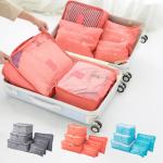 6-Pack Waterproof Travel Storage Bags - Large Capacity