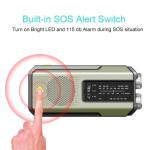 Emergency Weather Radio with Hand Crank and Solar