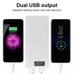 Dual USB Power Bank Battery Holder for 18650 Cells