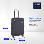 Bordlite Lightweight 4-Wheel Travel Cabin Suitcase