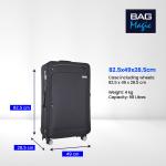 Bordlite Lightweight 4-Wheel Travel Cabin Suitcase