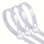 100 Reusable Nylon Cable Ties in Mixed Colors