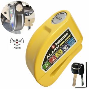 Anti-Theft Motorcycle Lock with Alarm System