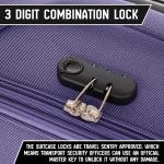 Expandable 4-Wheel Lightweight Suitcase Set