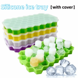 Silicone Honeycomb Ice Cube and Popsicle Mold