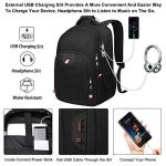 Della Gao Large Anti-Theft Laptop Backpack with USB