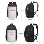 Della Gao Large Anti-Theft Laptop Backpack with USB