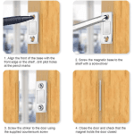 Strong Magnetic Drawer Lock for Kitchen Cabinets