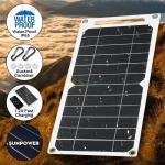 Portable 5V Solar Panel Charger for Outdoor Adventures