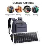Portable 5V Solar Panel Charger for Outdoor Adventures