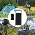 Portable 5V Solar Panel Charger for Outdoor Adventures