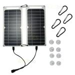 Portable 5V Solar Panel Charger for Outdoor Adventures