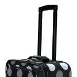 Rockland Expandable Softside Luggage Set - Black Dot