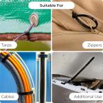 500PCS Black Nylon Self-Locking Cable Ties