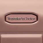 Traveler's Choice Ultimax II Pink Rose Spinner Luggage