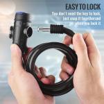 Heavy-Duty Motorcycle Chain Lock with 2 Keys