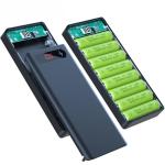 Portable Dual USB Power Bank Battery Holder