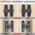 Zinc Alloy Sliding Door Lock for Security