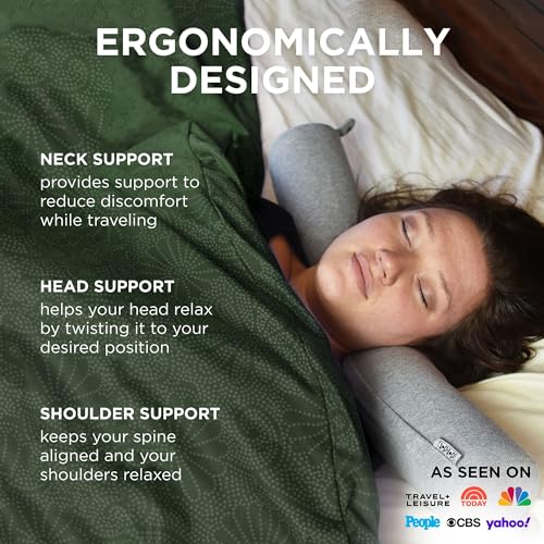 Twist Memory Foam Travel Pillow for Comfort