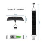 Digital Luggage Scale with LCD Display 110lb
