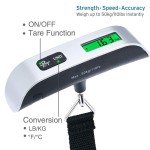 Portable Digital Luggage Scale - 50kg Capacity