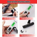 Portable Electronic Luggage Scale with LCD Display