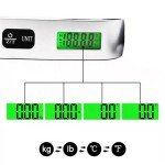 Compact Digital Luggage Scale for Travel Weighing