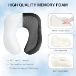 Travel Neck Pillow Set with Eye Mask & Earplugs