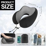 Travel Neck Pillow Set with Eye Mask & Earplugs