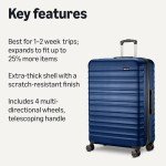 Amazon Basics 26" Expandable Hardshell Luggage - Navy