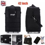 42" Lightweight Wheeled Travel Trolley Suitcase