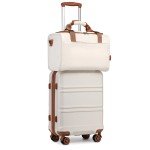 KONO 2PCS Hard Shell Travel Suitcase Set 20