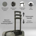 Expandable 3-Piece Hard Shell Luggage Set