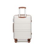 KONO 2PCS Hard Shell Travel Suitcase Set 20