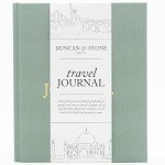 Duncan & Stone Travel Journal - Linen Hardcover Notebook