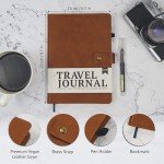 Adventure Journal with Prompts - Vegan Leather A5