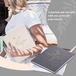 Linen Travel Photo Journal with Memory Prompts