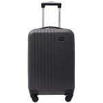 Cosmo 20-Inch Charcoal Grey Carry-On Spinner Luggage