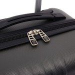 Cosmo 20-Inch Charcoal Grey Carry-On Spinner Luggage