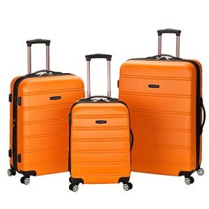 Rockland Melbourne Expandable 3-Piece Spinner Luggage Set