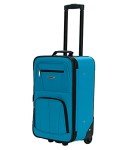 Expandable 4-Piece Turquoise Softside Luggage Set