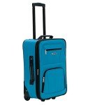 Expandable 4-Piece Turquoise Softside Luggage Set