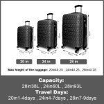 Hard Shell Travel Trolley Luggage - 20/24/28