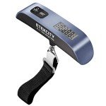 Digital Luggage Scale with Temperature Sensor, Blue