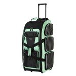 Travelers Club 30" Seafoam Rolling Duffel Bag