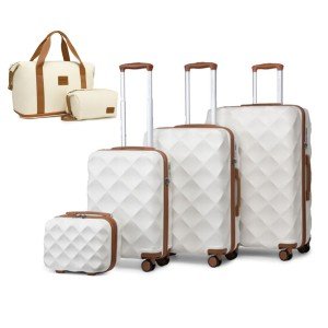 Versatile Hard Shell Luggage Set with 4 Wheels