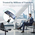 Digital Luggage Scale with Temperature Sensor, Blue