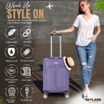 Expandable Lightweight 4-Wheel Suitcase – Large & Small