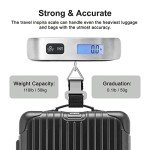 Portable Digital Luggage Scale - 110 lbs Capacity